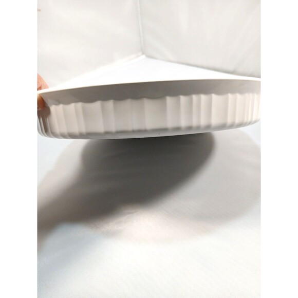 Corning Ware F-3-B French White 24 cm 10 inch Round Quiche Baking Dish - Picture 2 of 4